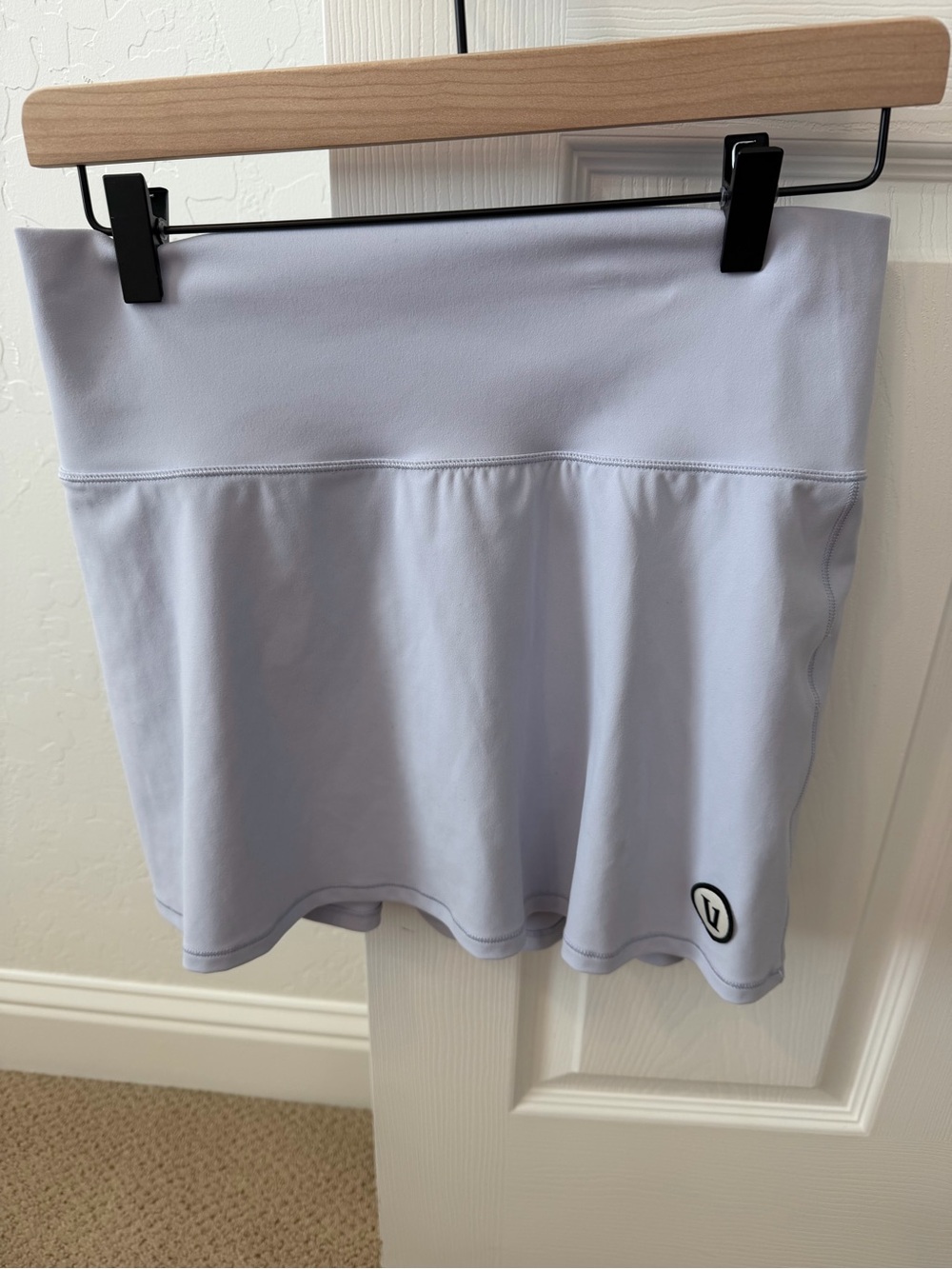 Vuori Light Lavender Volley Skort with Logo Small